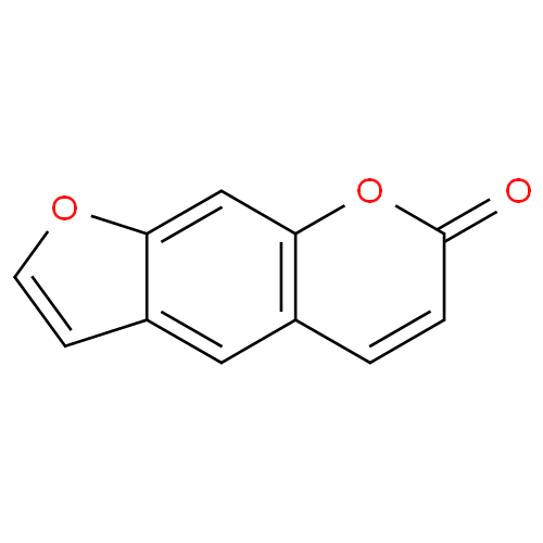 Структурная формула Псорален