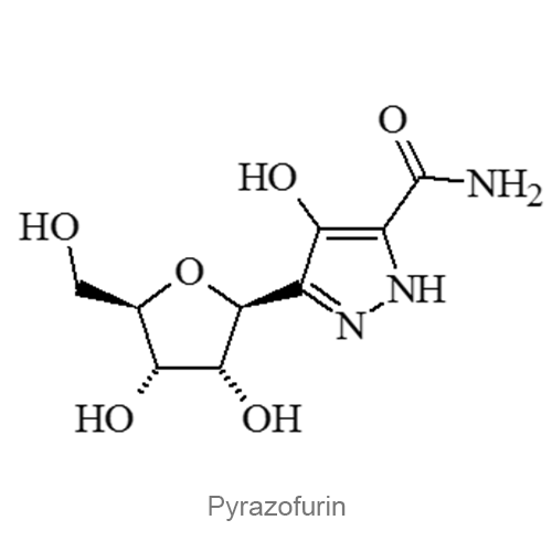 Пиразофурин структурная формула