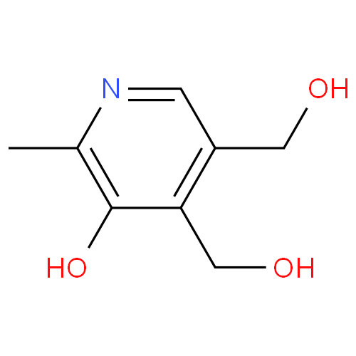 Структурная формула Пиридоксин