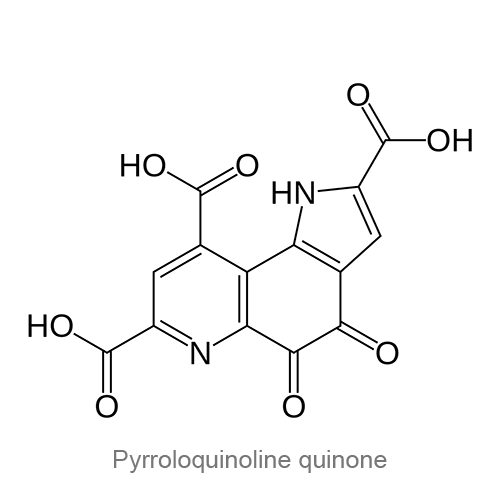 Пирролохинолинхинон структурная формула