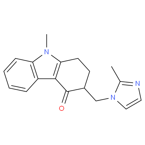 Структурная формула R-Ондансетрон
