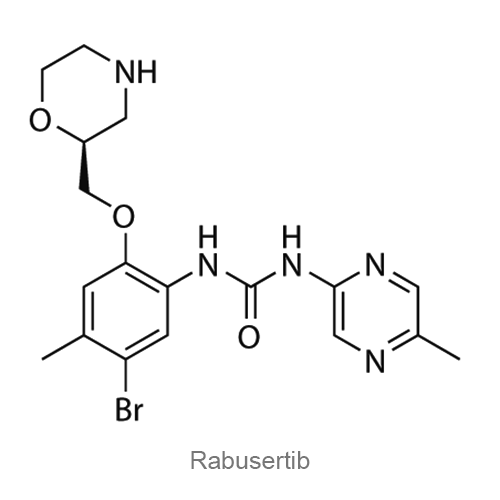 Структурная формула Рабусертиб