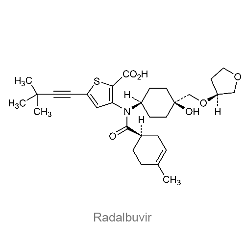 Структурная формула Радалбувир