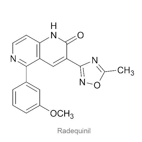 Структурная формула Радехинил