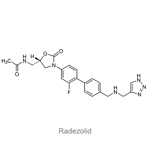 Структурная формула Радезолид