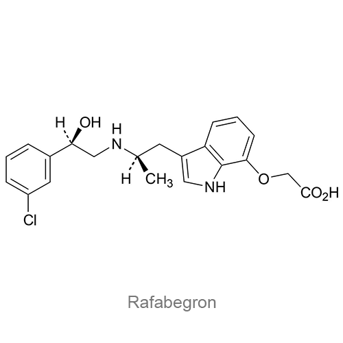 Структурная формула Рафабегрон