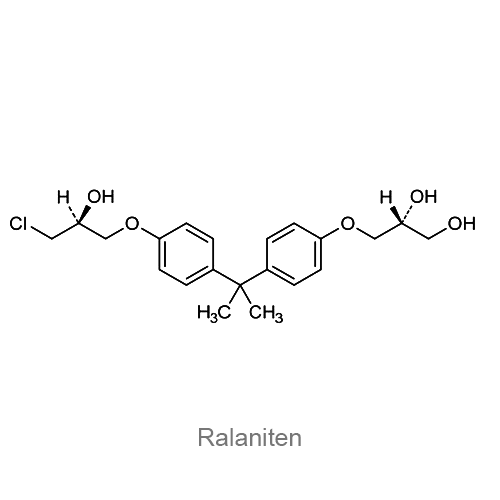 Структурная формула Раланитен