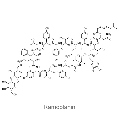 Структурная формула Рамопланин