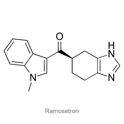 Структурная формула Рамосетрон
