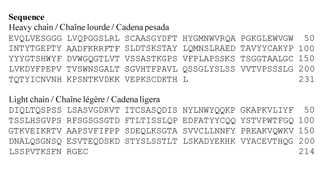 Ранибизумаб структура