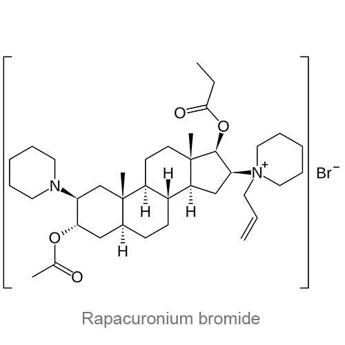 Структурная формула Рапакурония бромид