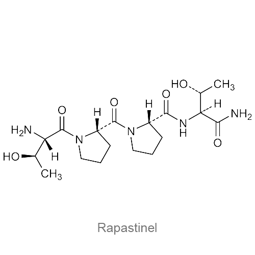 Структурная формула Рапастинел