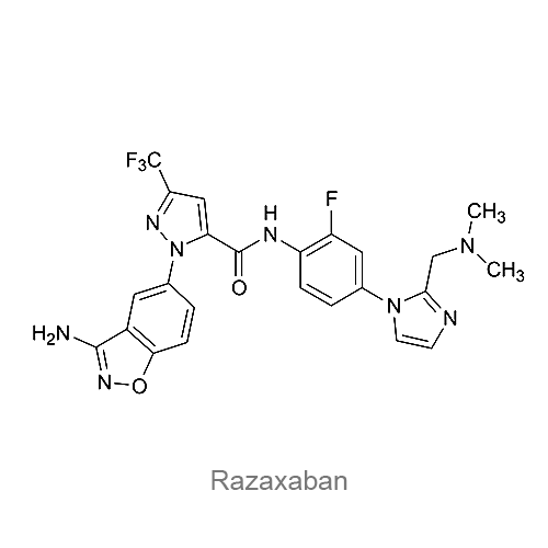 Разаксабан структурная формула