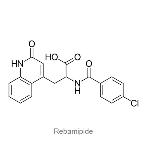 Структурная формула Ребамипид