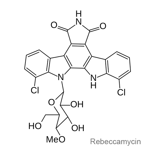 Ребеккамицин структурная формула