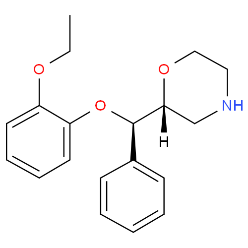 Ребоксетин структурная формула