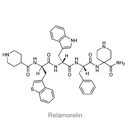 Структурная формула Реламорелин