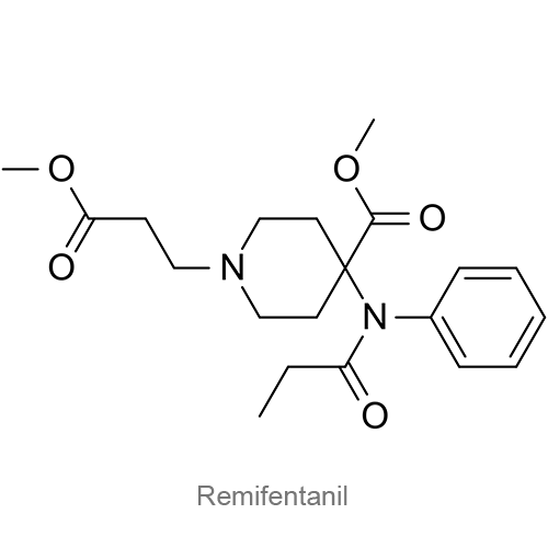 Структурная формула Ремифентанил