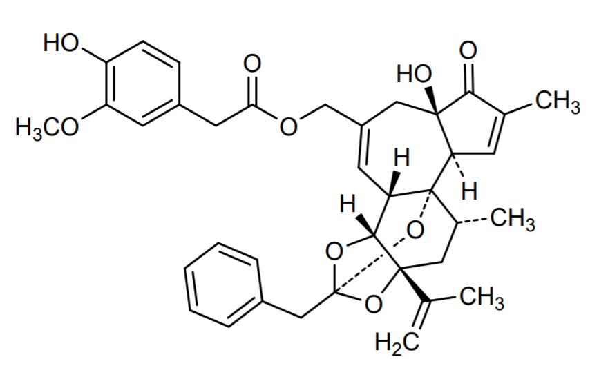 Структурная формула Ресинифератоксин