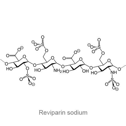 Структурная формула Ревипарин натрия