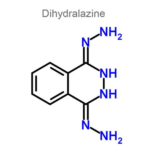 Структурная формула 2 Резерпин + Дигидралазин