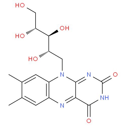 Рибофлавин структурная формула