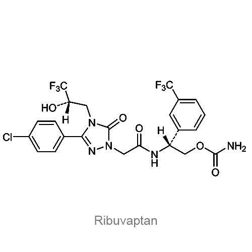 Структурная формула Рибуваптан
