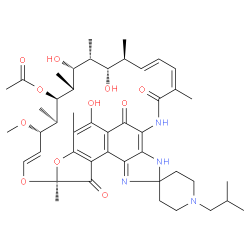 Рифабутин структурная формула