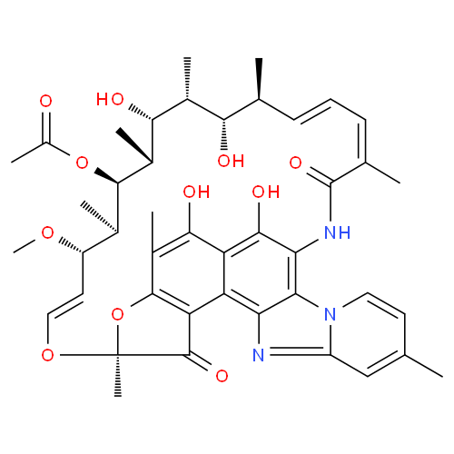 Рифаксимин структурная формула