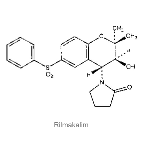 Структурная формула Рилмакалим