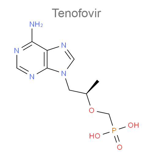 Структурная формула 2 Рилпивирин + Тенофовир + Эмтрицитабин