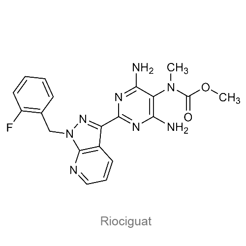 Структурная формула Риоцигуат