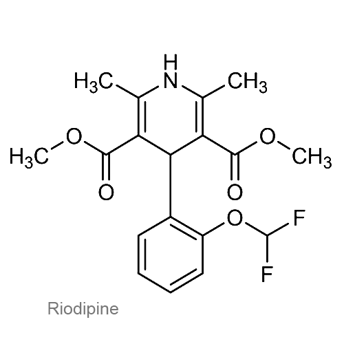 Риодипин структурная формула