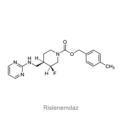 Структурная формула Рисленемдаз