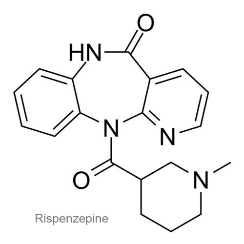 Структурная формула Риспензепин