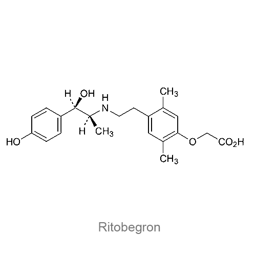Ритобегрон структурная формула