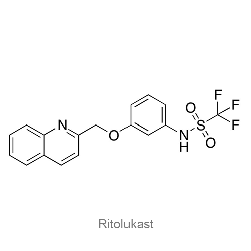 Структурная формула Ритолукаст