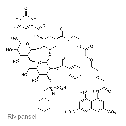 Структурная формула Ривипансел