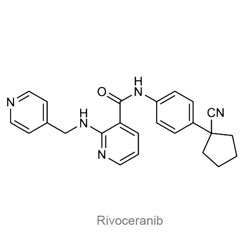 Структурная формула Ривоцераниб