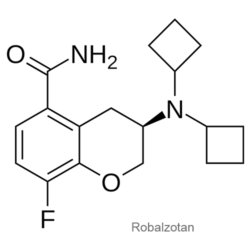 Структурная формула Робалзотан