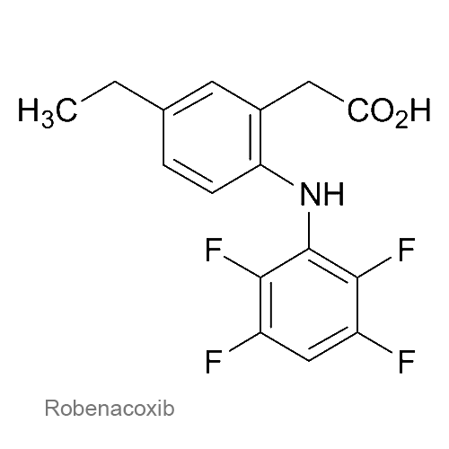 Структурная формула Робенакоксиб