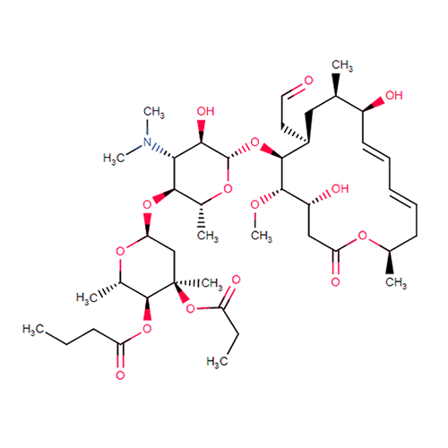 Рокитамицин структурная формула