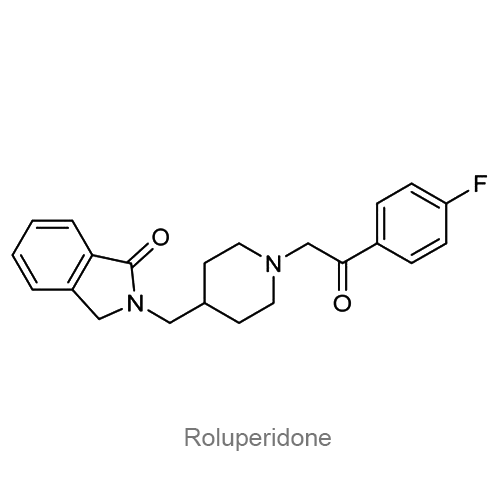 Структурная формула Ролуперидон