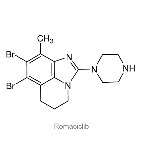 Ромациклиб структурная формула