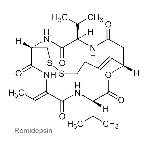 Структурная формула Ромидепсин