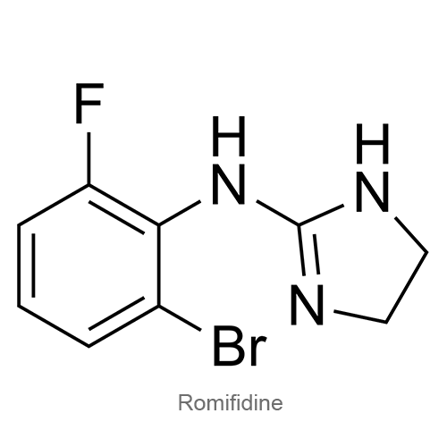 Структурная формула Ромифидин