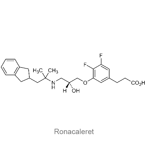Структурная формула Ронакалерет