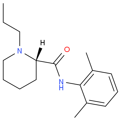Ропивакаин структурная формула