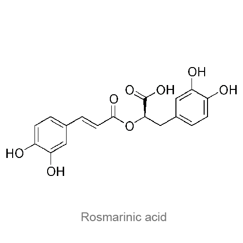 Структурная формула Розмариновая кислота