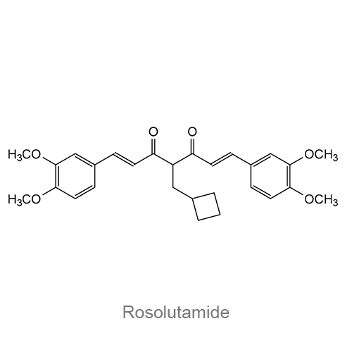 Структурная формула Росолутамид